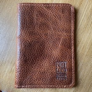 Portland Leather Mystery Brown Passport wallet